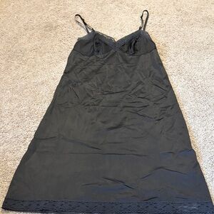 Vintage Vanity Fair Black Slip Size 34